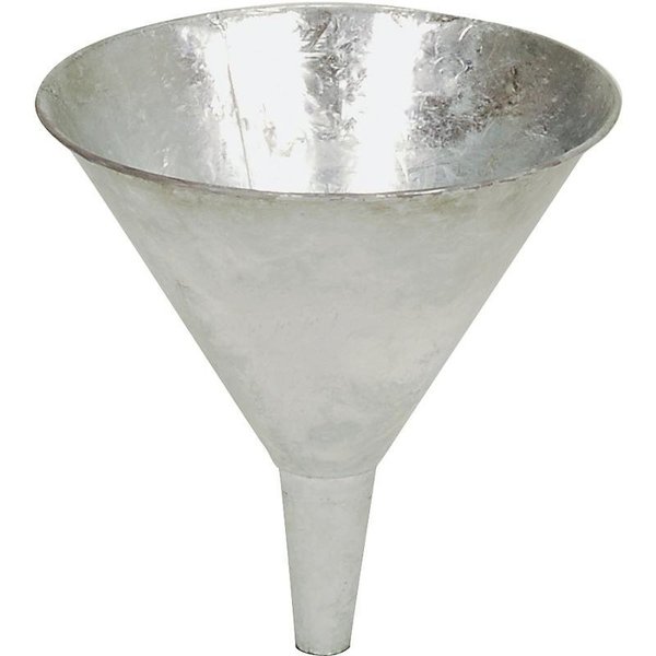 Behrens Funnel with Screen, 2 qt Capacity, Galvanized Steel, 734 in H GF52